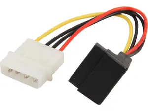 Nippon Labs POW-S6190-RA 6" Molex 4 Pin Male to SATA Female(Right Angle Connector) Power Adaptor Cable Nippon Labs POW-S6190-RA 6" Molex 4 Pin Male to SATA Female(Right Angle Connector) Power Adaptor Cable