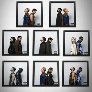 [No Frame] The Boys Side by Side Poster, The Boys Character Posters, Gift for Men and Women
