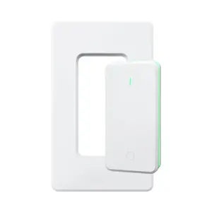 Wireless Lights Switch(Remote Only), No Wiring, Buckle Design & Removable, Muti Way Switch, No WiFi Needed, Programmable, Work with Receiver, Outlet & Light Socket