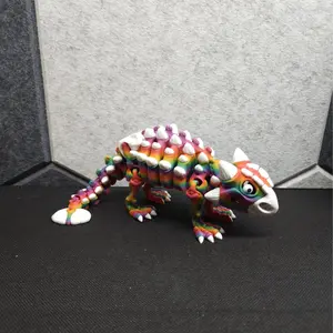 Articulated Skeleton Ankylosaurus Figurine Collectible