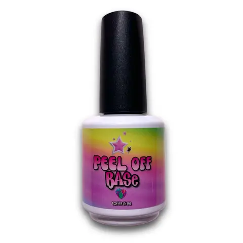 PEEL OFF BASE COAT – 15ML EASY REMOVAL GEL BASE FOR NAIL CONTENT