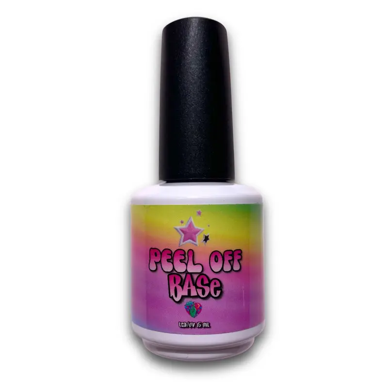 PEEL OFF BASE COAT – 15ML EASY REMOVAL GEL BASE FOR NAIL CONTENT