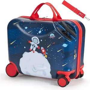 VEVOR Kids Luggage Set, 5 Piece, 18 Inch Hardside Rolling Wheels Suitcase with Backpack U-shape Pillow, Unicorn Kids Carry on Luggage Set, Holiday Birthday Gift for Girls Boys, Airline ApprovedVEVOR Super Brand Day