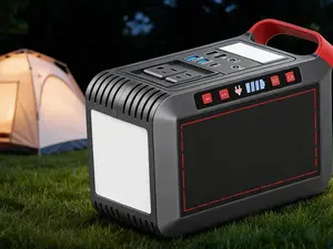 Portable Multi-Function Power Station,300W 237Wh Portable Power Station, Pure Sine Wave Emergency Battery Backup with AC, USB-C & DC Outputs for Camping, CPAP and Home Blackouts