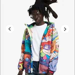 Members Only x Nickelodeon Rugrats Windbreaker Jacket Men’s Size Large NWT $129