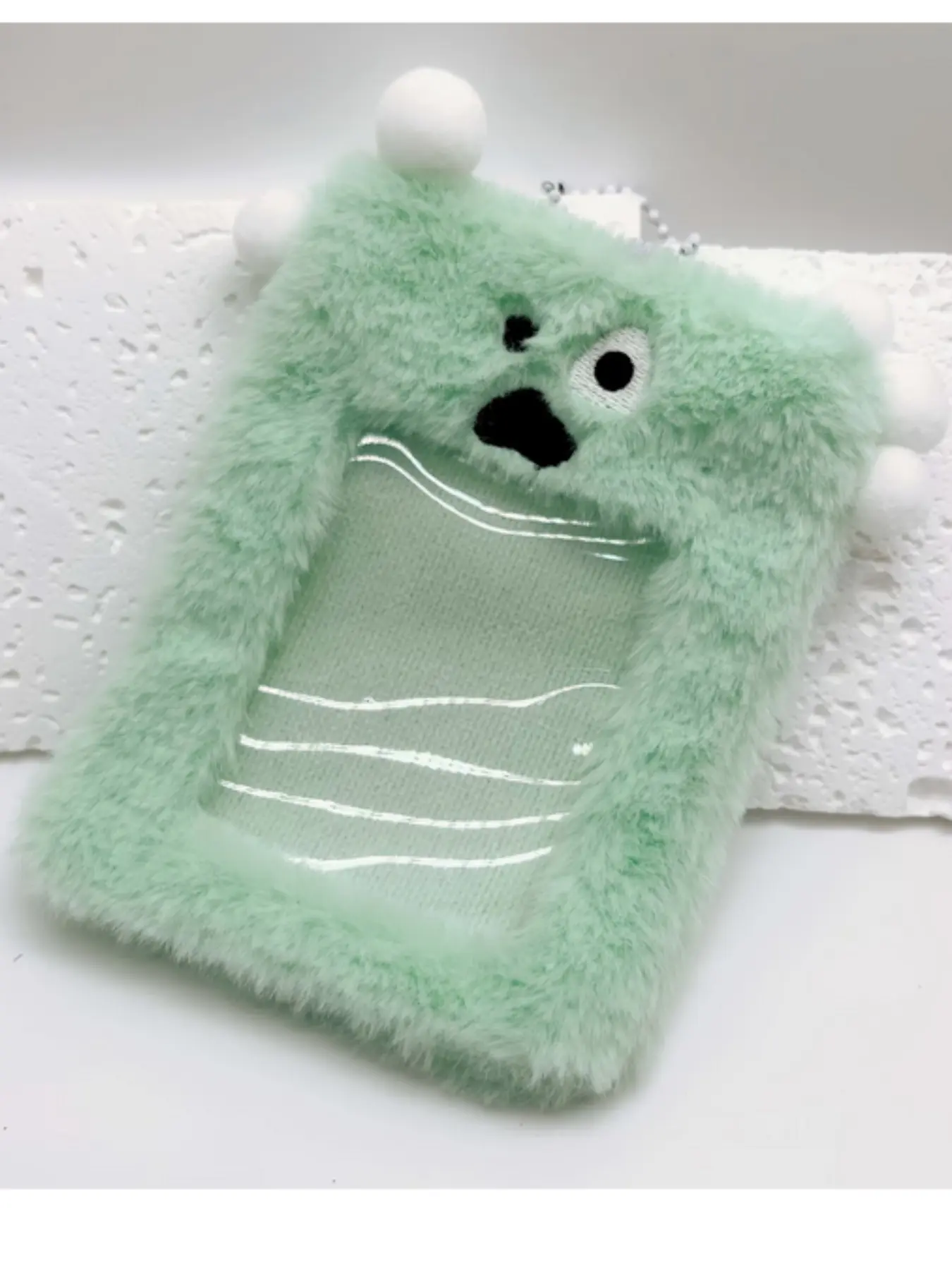 Kawaii Cartoon Plush Card Holder, Id Card Holder, Limited Edition Backpack Accessory, Kawaii Design Fan Exclusive Trendy Gift, Fits Cards, Meal Cards, Bus Passes
