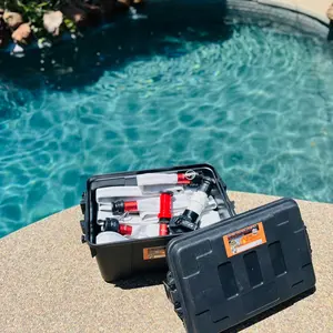 100ft FireFighter1 Fire Hose For Quick Access to Swimming Pool Water (100 feet) 50ft Hose w/ 50ft Extension