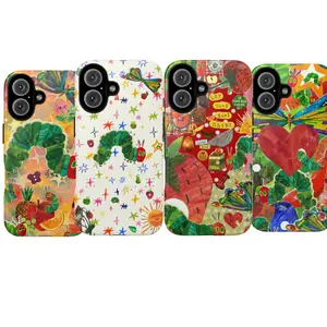 The Very Hungry Caterpillar Artistic Collage Phone Case Collection for iPhone 17, 16, 15, 14, 13, 12, 11, SE, X XR XS Max 15 Pro Max Samsung Galaxy S20 S21 S22 S24