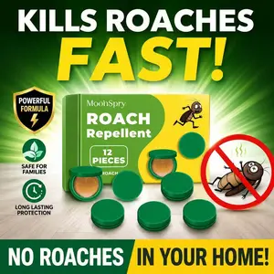[WRRW]Roach Repellent, Domestic Dormitory Kitchen Powerful Cleaning Cockroach Exterminator Cockroach Gel Bait Pest Control Kit Rodent Repellent Pouches for Indoor & Outdoor