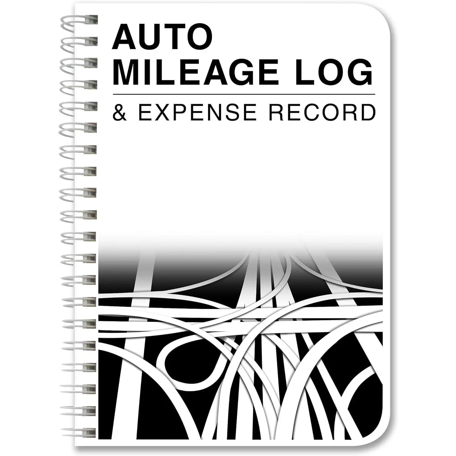 Mileage Log Book Auto Mileage Expense Record Notebook for Taxes - 126 Pages - 5'' X 7'' Wire-O (LOG-126-57CW-A(Mileage))