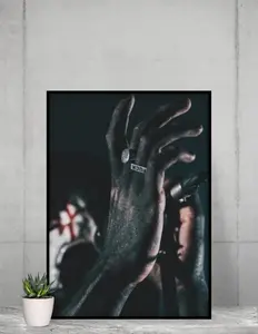 Sleep Token Vessel Hand Prints Poster, Even in Arcadia, Photo Picture Posters Room Decor Home Decorative