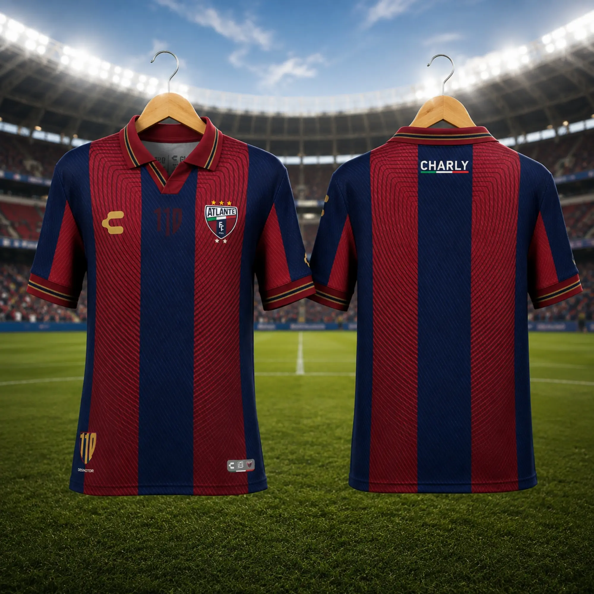 Atlante FC Jersey 2026/27 – Red Blue Soccer Shirt Football Fan Gear