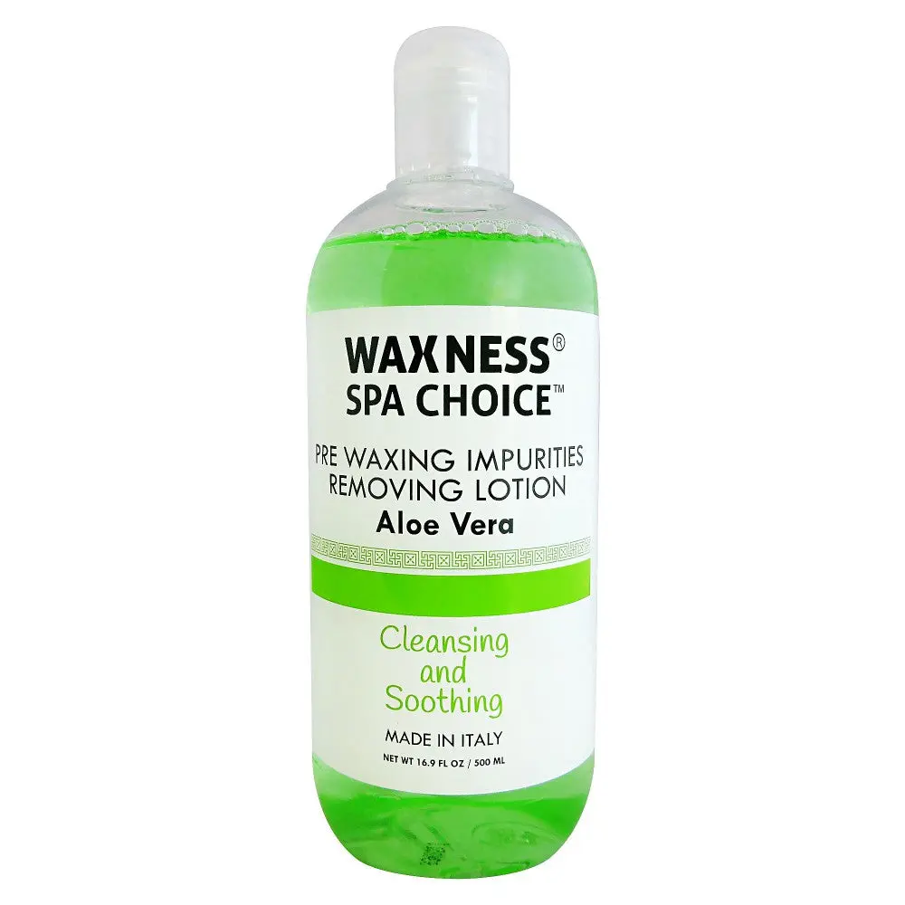 Pre-Waxing Treatment Lotion, Antiseptic and Moisturizing Cosmetic Liquid to Apply Before Wax, Cleansing Skin Prep for Body Hair Removal - 500ml / 16.9 fl oz, Body Care