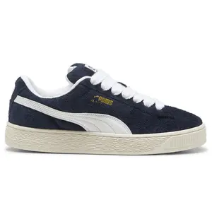 PUMA Mens Suede Xl Hairy Lace Up Sneakers Shoes Casual - Blue