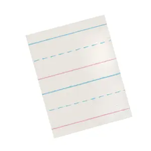 School Smart  11 x 8.5 in. Red & Blue Storybook Paper, 0.63 in. Ruled Long Way - 500 Sheets