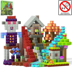 100PCS 150PCS Magnetic Tiles for Kids - Magnetic Building Blocks STEM Learning Toys for Toddlers 3-5 4-8, Strong Magnets Sensory Montessori Stacking Toys for Boys Girls, Magnetic Construction Set, Creative Construction Christmas Birthday Gifts