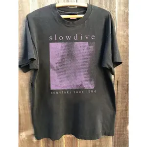 Slowdive Souvlaki Shirt, Slowdive Tour 90s Vintage Shirt AN40098
