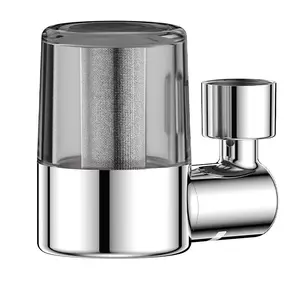 TioLooxy Faucet Water Purifier, suitable for sink faucets, effectively removes chlorine and lead. Features 720° rotation and 2 water flow modes. Suitable for kitchen sinks, kitchen/bathroom/RV faucets (Aerator720). dual spray