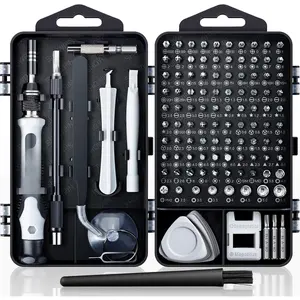 122 in 1 Precision Computer  Kit, Laptop  Sets with 101  Drill Bits, Computer Accessories, Electronics Tool Kit Compatible for Tablet, PC, , PS4 Repair