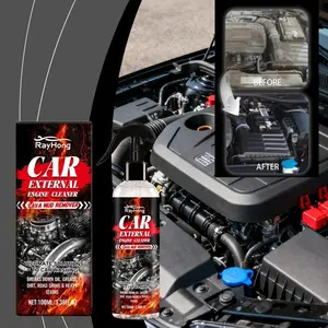 No Need Rinse Engine Cleaner, Quick Removal of Oil Stains, Engine Maintenance Cleaner, Car Degreaser Spray, Car Cleaning Supplies