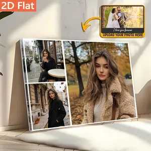 2D Flat, 2D Flat 1pc Framed Custom Multi Photo Collage Framed Canvas Wall Art, Personalized Photo Framed Canvas Print, Custom Photo Collage Wall Decor, Memory Collage Wall Art, Modern Design for , Fathers's Day, Football Star, Independence Day, Juneteenth