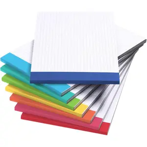 8 Pcs 5 x 8 Inch Small Graph Paper Notepad Mini Double Sided Memo Pads, 50 Sheets Assorted Colors Pocket Notebook, Back to School Note Taking Supply (5x5 Grid)