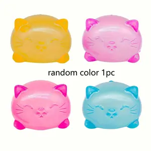 Cute Cat Shape Stress Ball, Slow Rebound, Perfect for Desk Decoration, Classroom Rewards, Party Gifts, Baby Shower, Play, Fun and Relaxing Toy