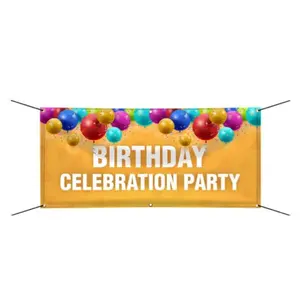Custom Birthday Banner 2ft×4ft [Free 2 days Shipping]