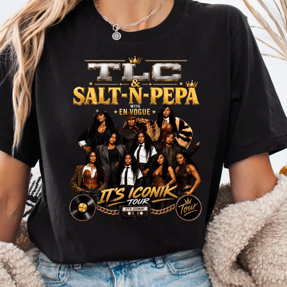 Comfort Colors TLC Salt-N-Pepa En Vogue 2026 Tour T-Shirt, R&B Concert Graphic Tee, gift for fans