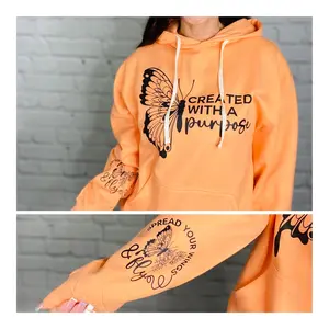 "Created With A Purpose 2.0” Graphic Hoodie w/ Sleeve Print