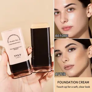 2-In-1 Concealer And Foundation Stick, Concealer Foundation Hybrid, Flawless Coverage, Covers Dark Circles, Waterproof And Sweat-Resistant, Protects Against Makeup Stains, Gifts For Women, Longwearing Makeup