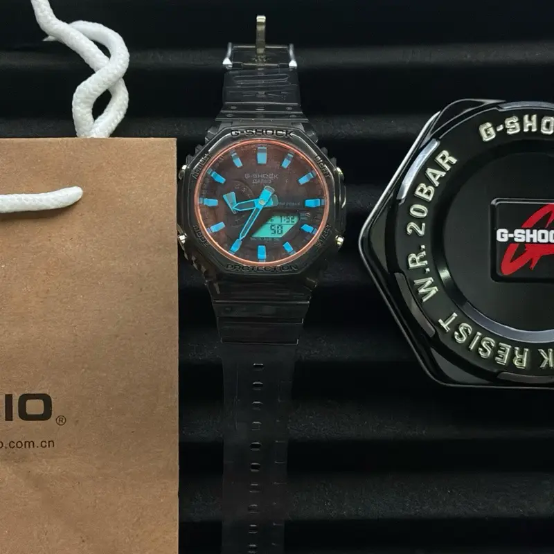 Casio G-Shock GA-2100 Analog-Digital Watch, Water-Resistant Sports Watch for Men