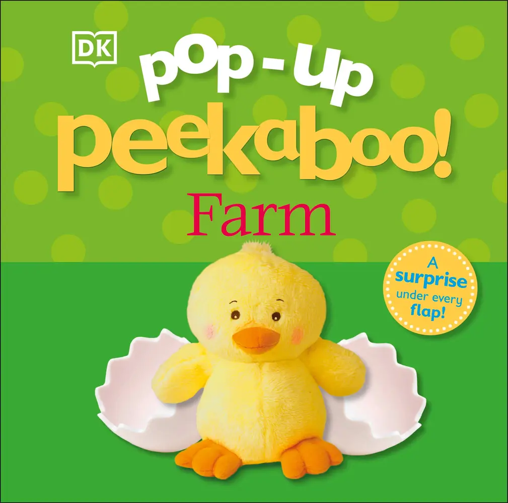 USED Book - Pop-Up Peekaboo! Farm: A Barnyard Surprise Under Every Flap! by DK (Board book) - english