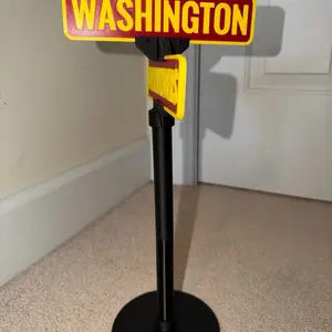 Football Washington custom made mini street sign