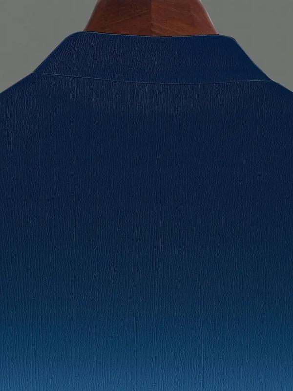 Men's Plus Size Casual Sport Suit: Gradient Long Sleeve T-Shirt + Pocket Drawstring Pants - Polyester Blend, Machine Washable, PLUS SIZE