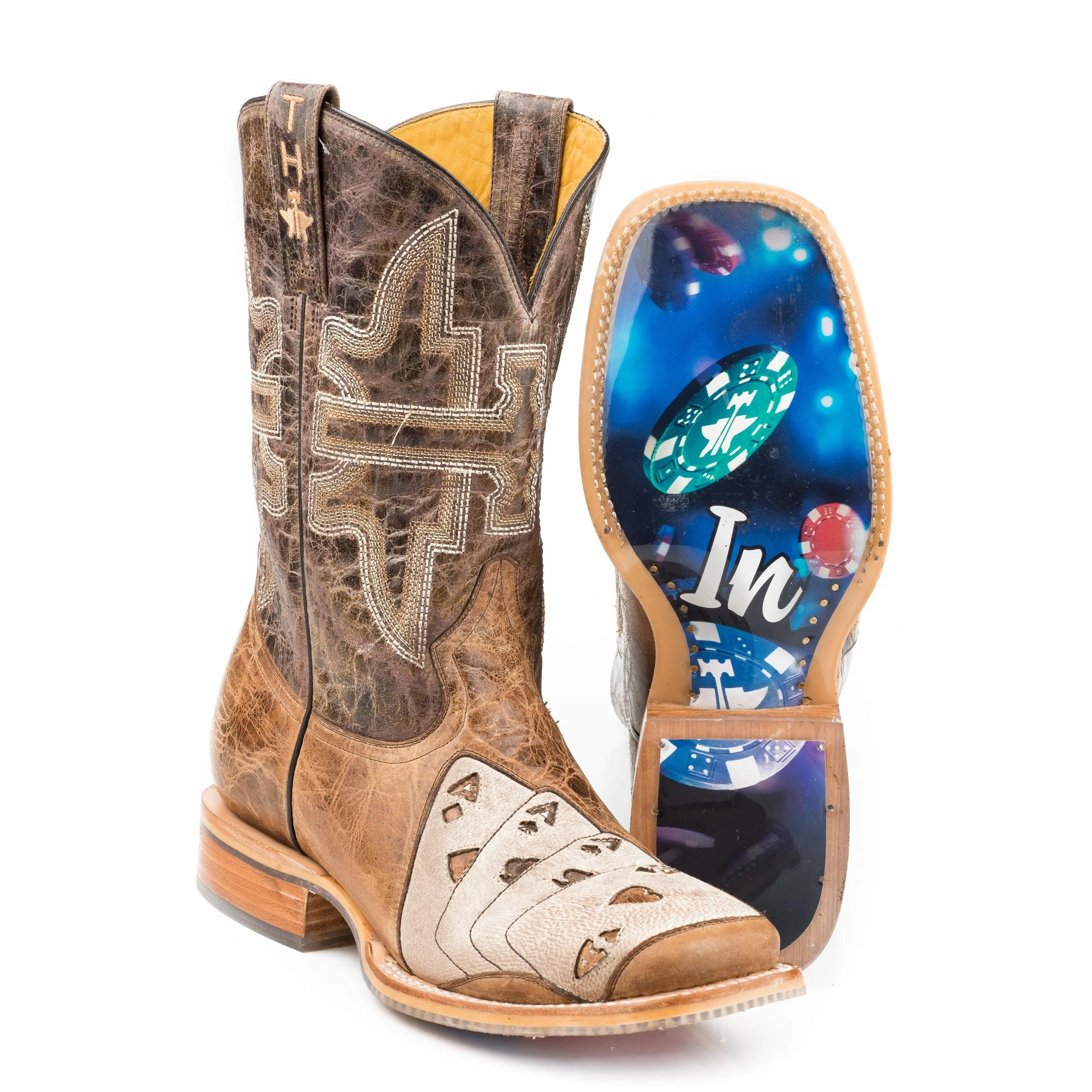 Men's Tin Haul "High Roller" Western Square Toe Boot