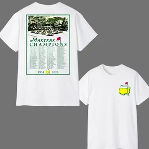 2026 Masters Tournament Augusta 91 Years Shirt, Golf Tournament T-shirt, Masters Golf T-shirt, The Masters Golf Cup Tee For Men, Gifts For Men, Shortsleeve, Casual