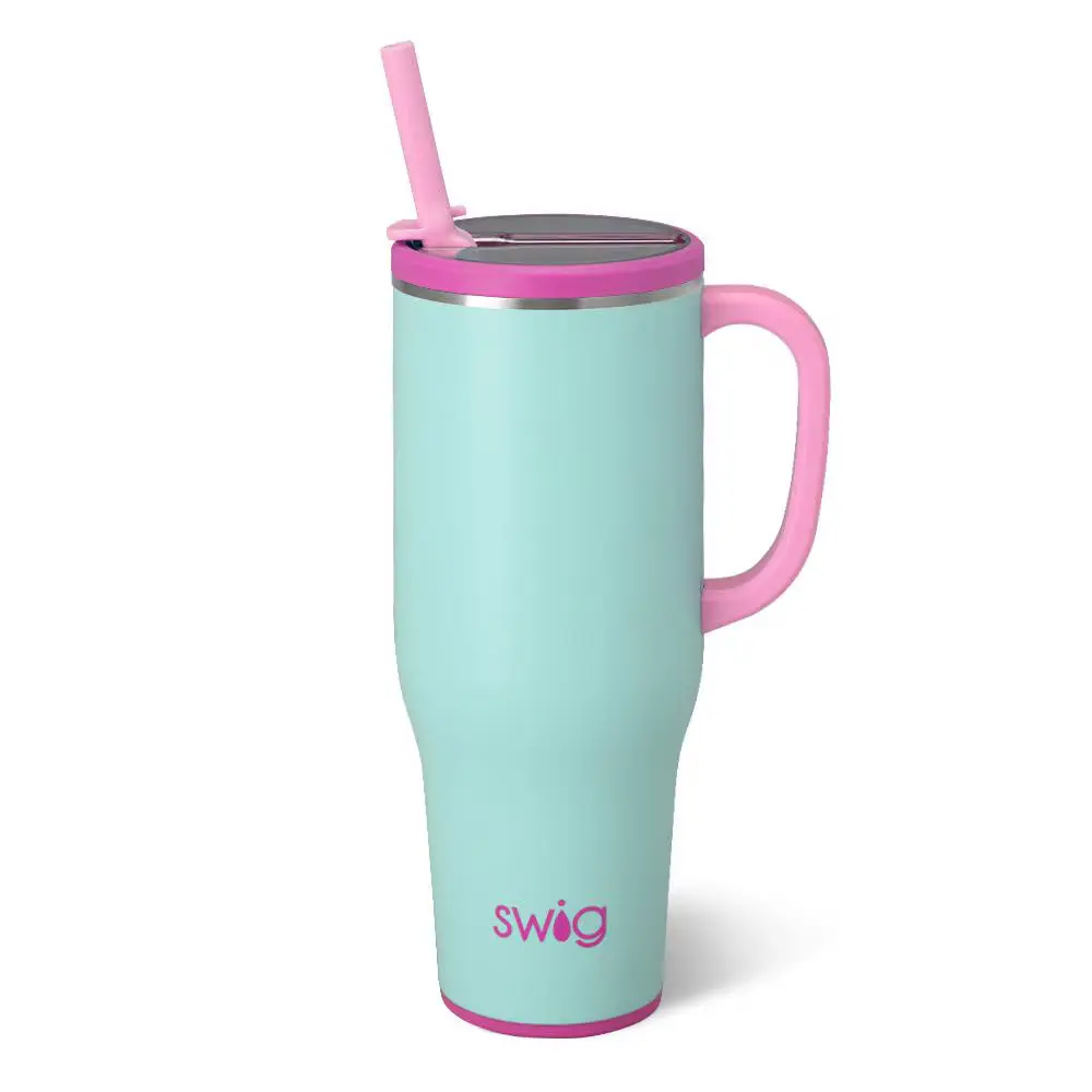 Swig Arctic Splash Leakproof Mega Mug 40oz