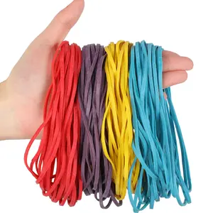 Large Rubber Bands Office Supplies, Rubber Bands, 100 Pieces, 7 Inch for Binding Folders, Trash Cans, Books