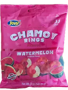 Chamoy Watermelon Rings Gummy Candy- Jovy 5oz