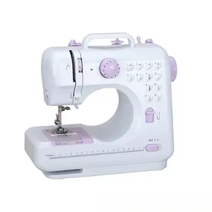 Upgraded 505A Electric Sewing Machine for Home Vintage Mini Multifunctional Overlock Capable Sewing Thick Fabrics Miniature