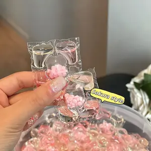 10/50/100pcs 5-In-1 Laundry Detergent Balls, Laundry Pods, Sakura Design, Deep Cleaning, Stain Removal, Low Foaming, Gentle Non-Irritating, Laundry Products