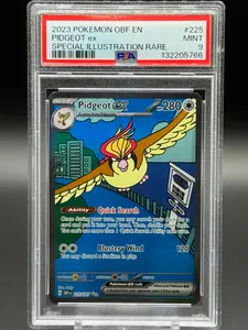 Pokemon TCG Pidgeot ex | Obsidian Flames 225/197 | PSA Graded MINT 9