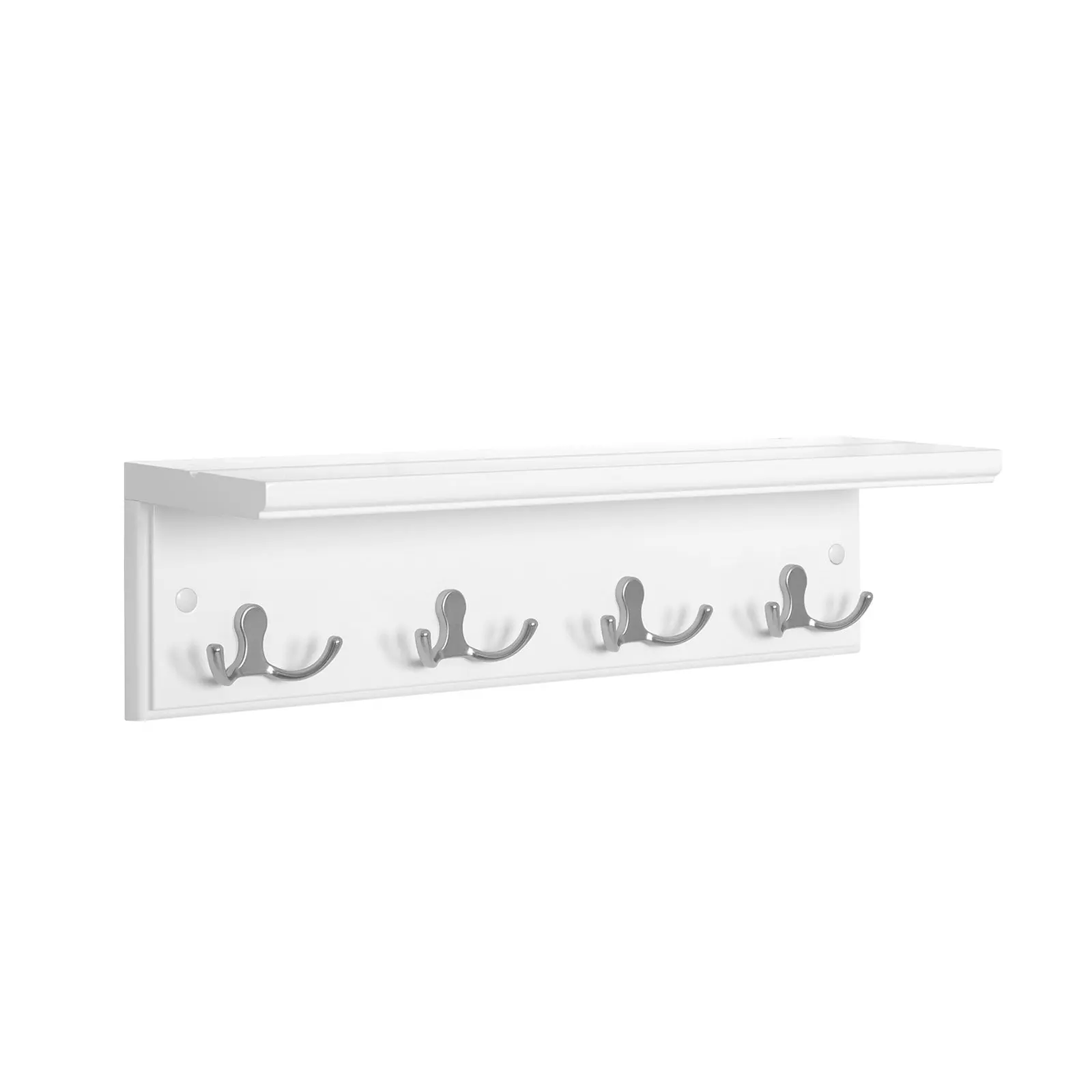SONGMICS Entryway Hanging Coat Rack, with 4 Double Hooks