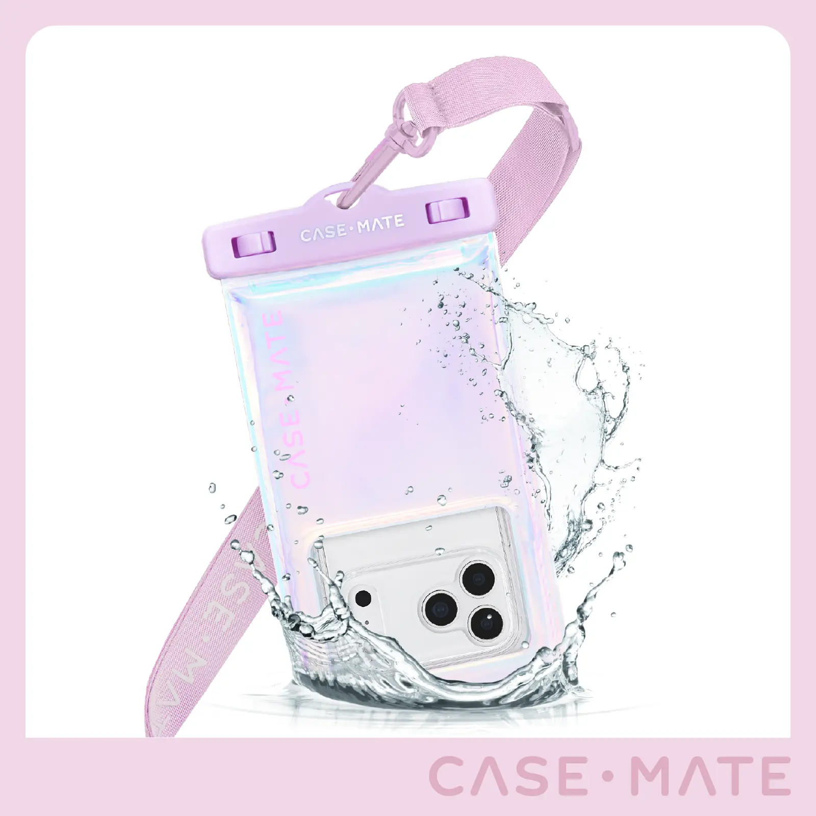 Waterproof Floating Phone Pouch with Adjustable Lanyard - Crossbody Secure Strap, Universal Protective Casing Protector, Mobile Phone Accessory for Swimming, Smartphone Accessory, Lanyards