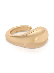 Ettika Teardrop Ear Cuff 18k Gold Plated Brass 0.7" with 0.44" Inner Opening Elegant Jewelry Accessory Tear Drop Earring Teardropearrings