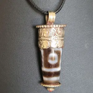 Vintage Tibetan Pendant Necklace