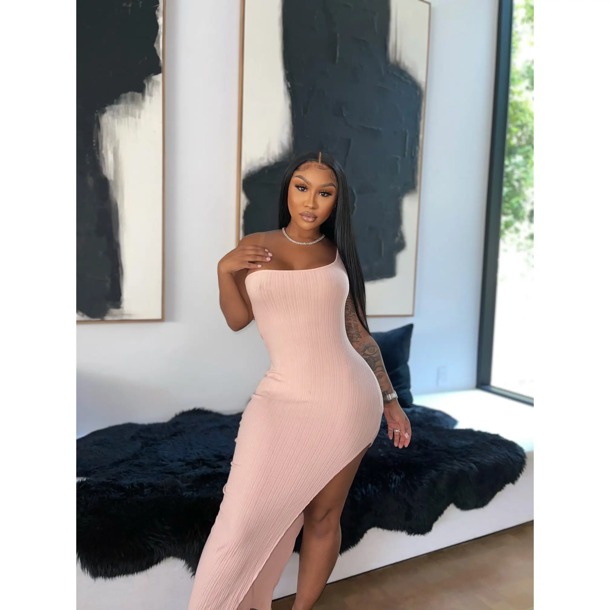 tiktok dress with slits on both sides tiktok black dress with slits on both sides