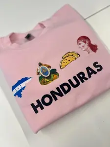 Honduras Sweatshirt, Catrachos Shirt, Centro America Hoodie Fabric Man Menswear Fitted Carolina , Gift for him , gift for her