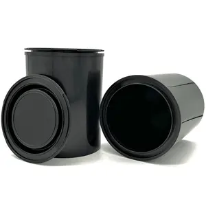 BLYSK Black Quart Size Plastic Paint Cans with lids, Paint, Arts and Crafts, no Rusting, Multipurpose Storage and Organization